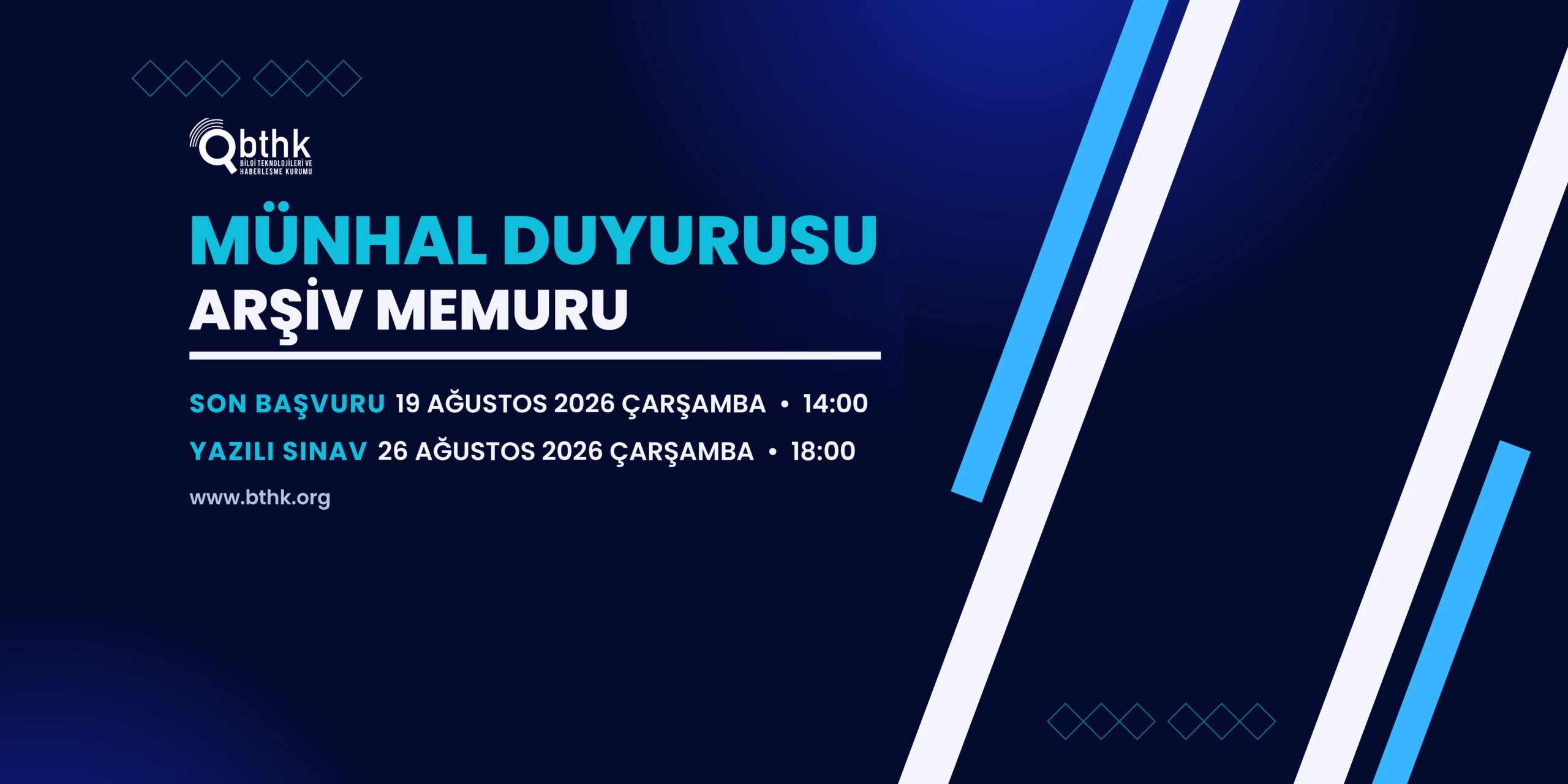 MÜNHAL DUYURUSU
