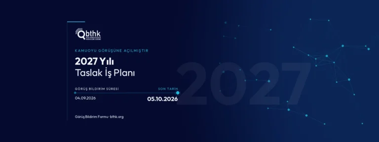 2027 Yılı Taslak İş Planı Kamuoyu Görüşüne Açıldı