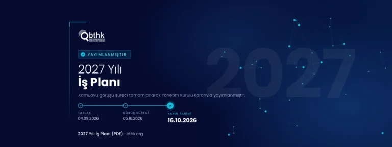 2027 Yılı İş Planı Yayımlandı